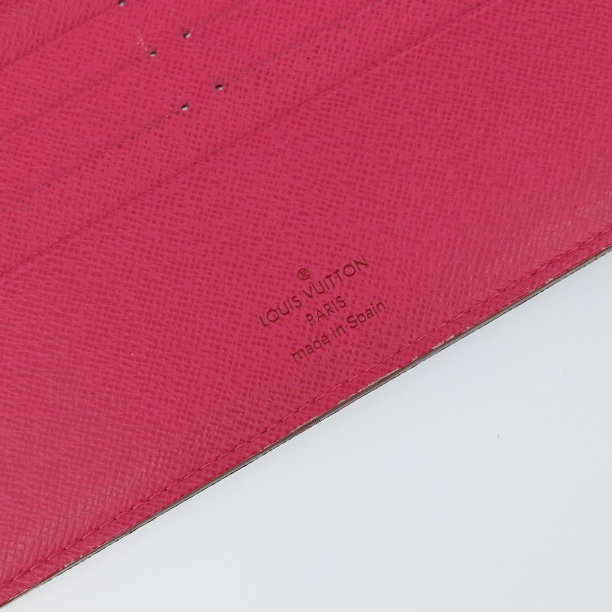 LOUIS VUITTON Multicolor Portefeuille Insolite Wallet Black M60271 Auth 150193