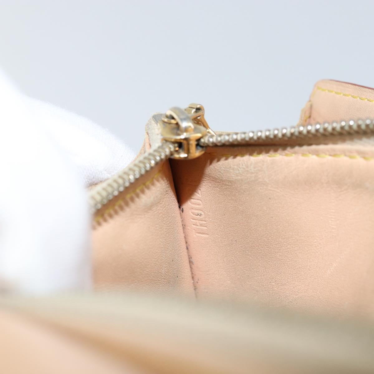 LOUIS VUITTON Multicolor Pochette Porte Monnaie Credit Black M60005 Auth 150194