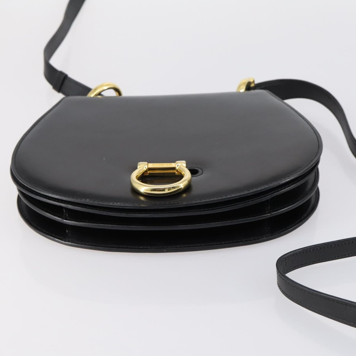 CARTIER Hermes Celine Bag Canvas Leather 3 Set Black Bordeaux Auth 150207