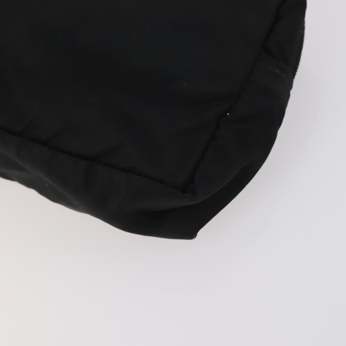 PRADA Pouch Nylon 2 Set Black Blue Auth 150209