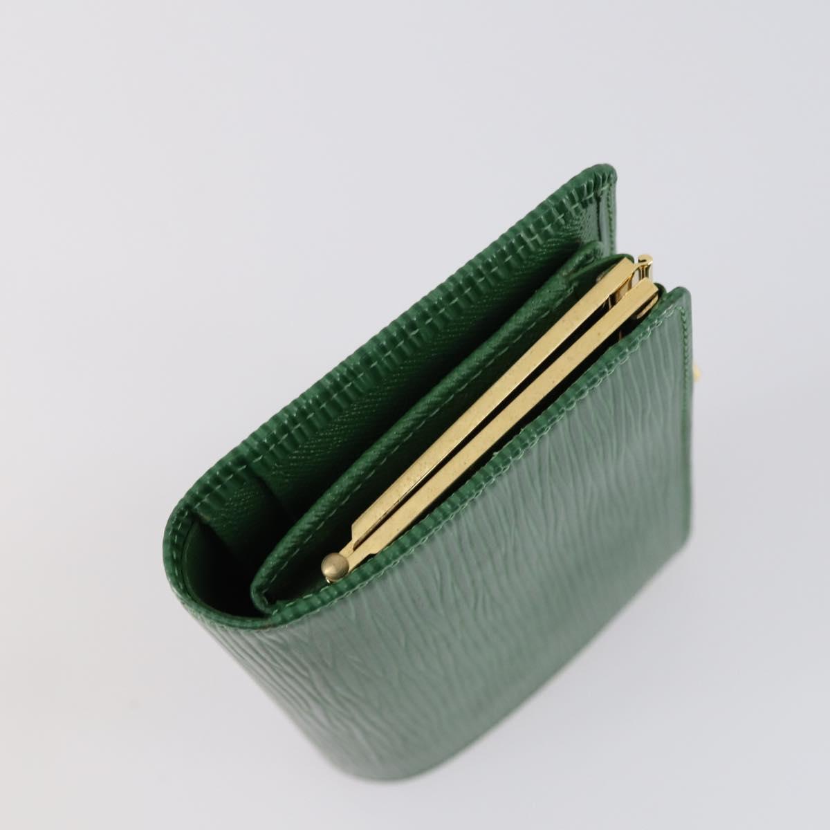 LOUIS VUITTON Monogram Epi Wallet 3 Set Green LV Auth 150210