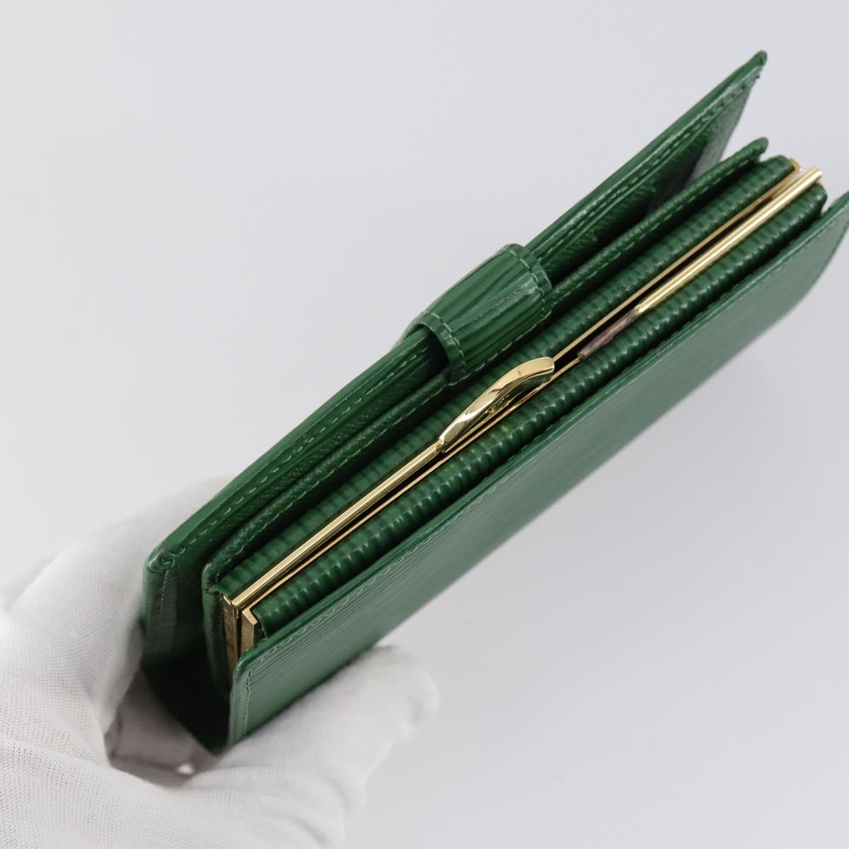 LOUIS VUITTON Monogram Epi Wallet 3 Set Green LV Auth 150210