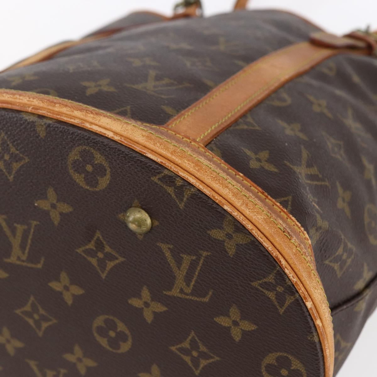 LOUIS VUITTON Monogram Bucket GM Shoulder Bag Vintage M42236 LV Auth 150237