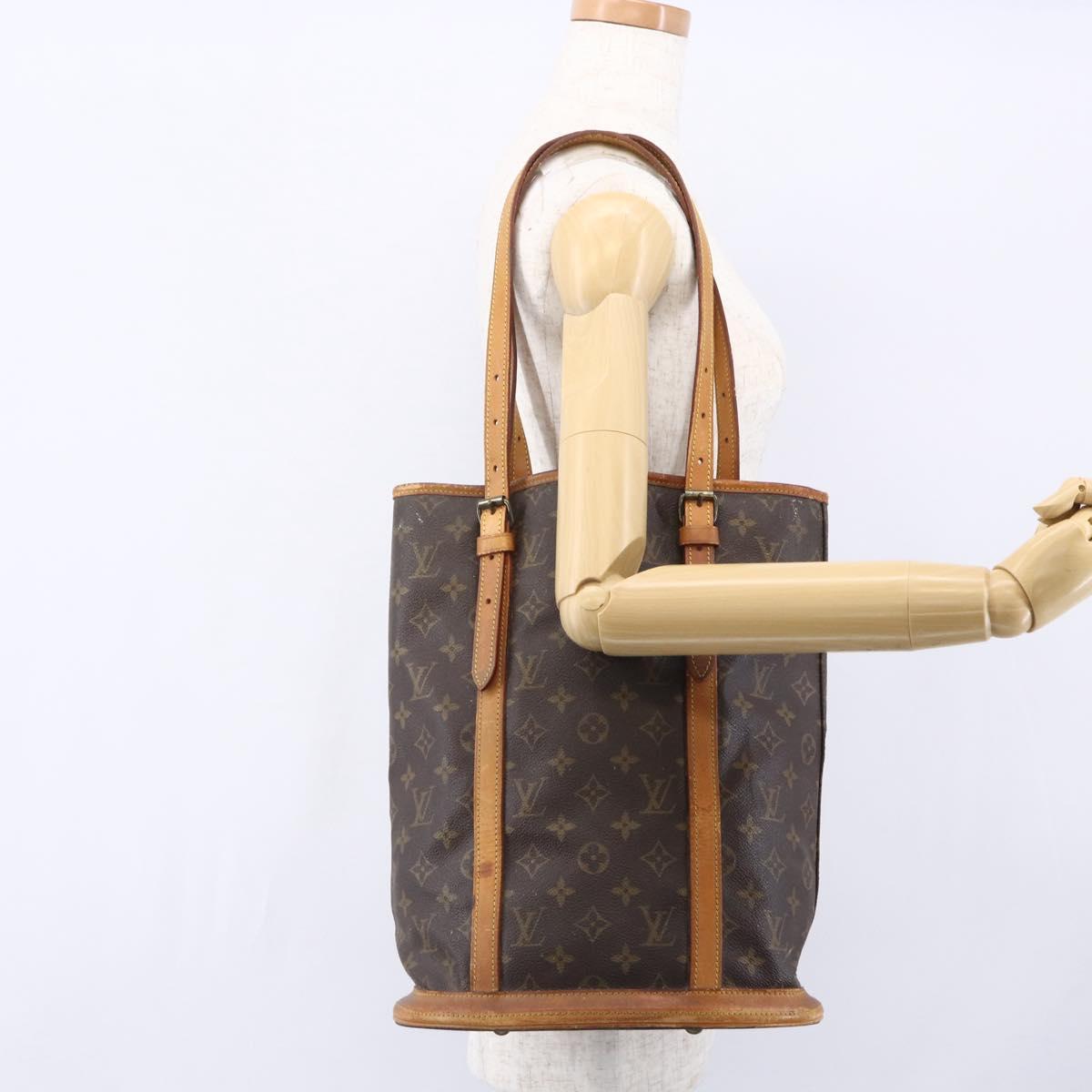 LOUIS VUITTON Monogram Bucket GM Shoulder Bag Vintage M42236 LV Auth 150237