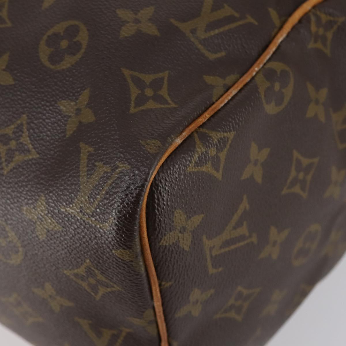 LOUIS VUITTON Monogram Sac Souple 35 Boston Bag M41626 LV Auth 150247