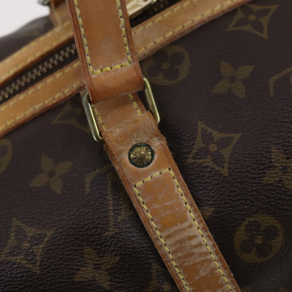 LOUIS VUITTON Monogram Sac Souple 35 Boston Bag M41626 LV Auth 150247