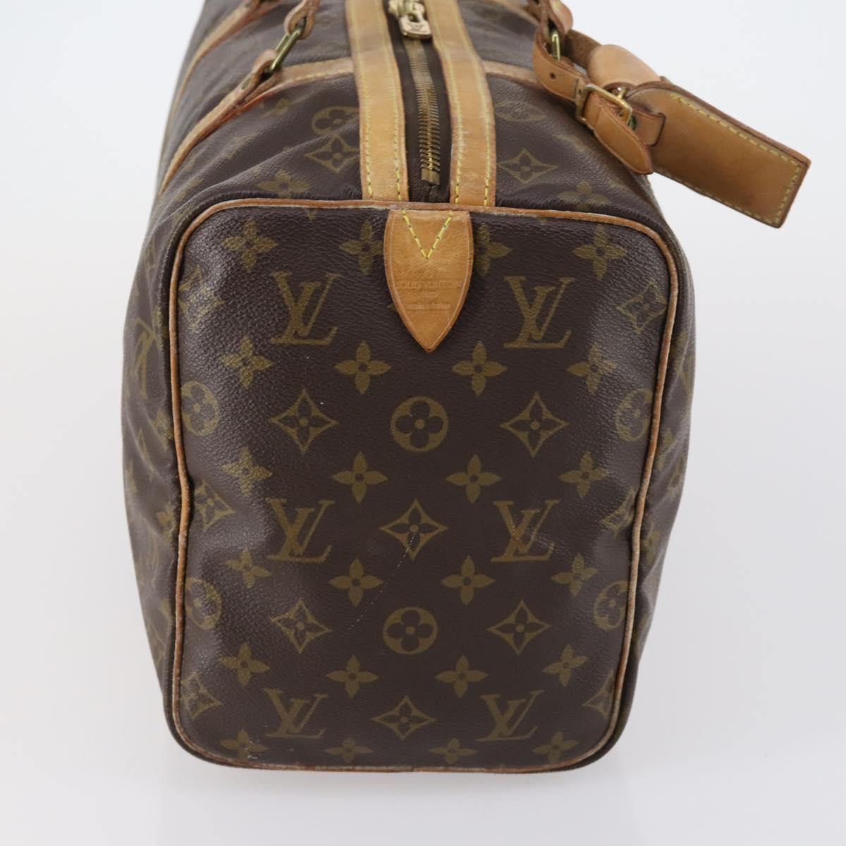 LOUIS VUITTON Monogram Sac Souple 35 Boston Bag M41626 LV Auth 150247