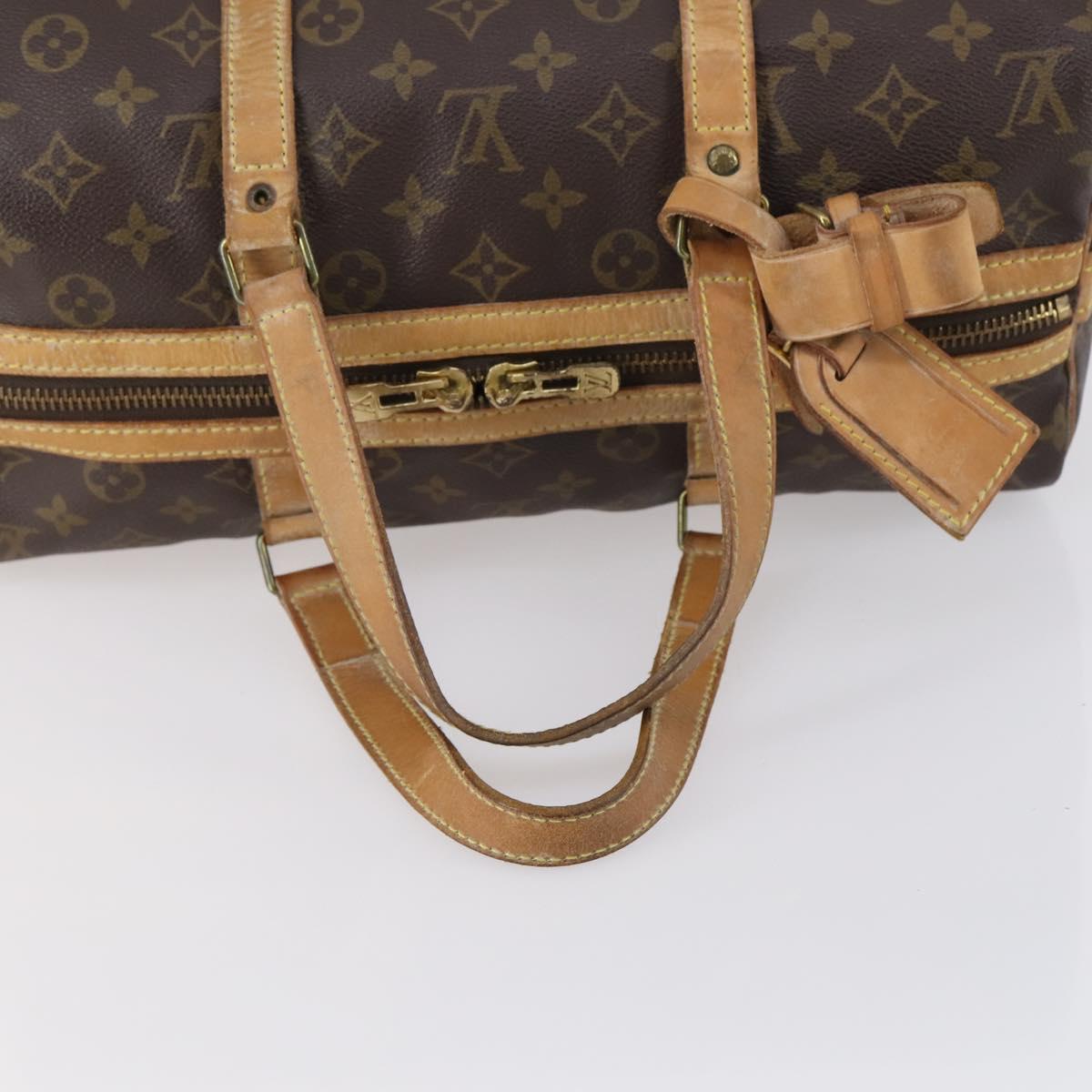 LOUIS VUITTON Monogram Sac Souple 35 Boston Bag M41626 LV Auth 150247