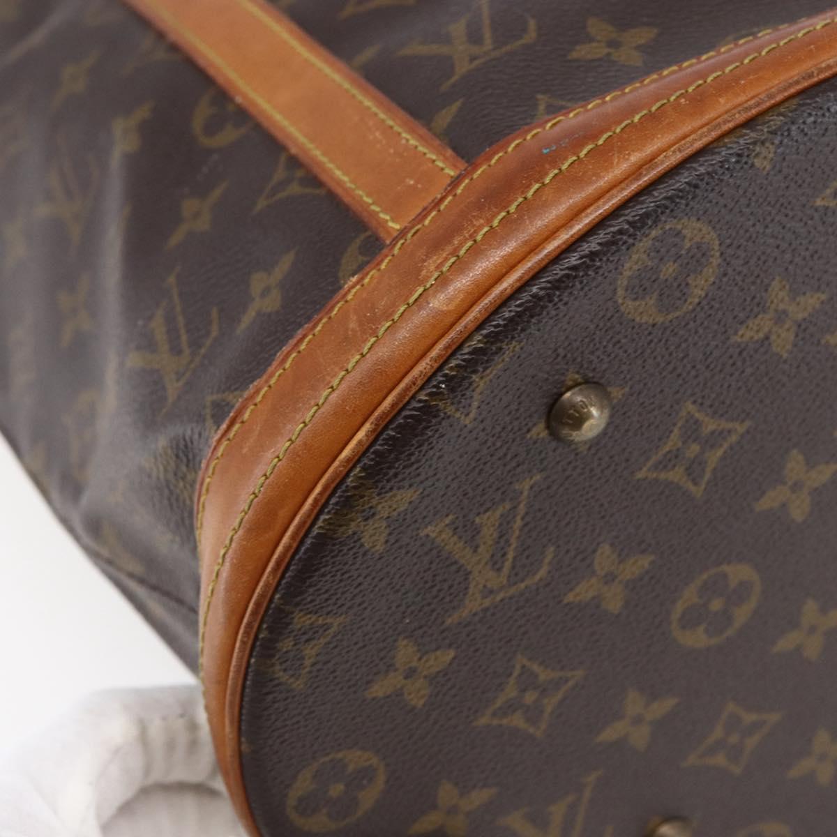 LOUIS VUITTON Monogram Bucket GM Shoulder Bag Vintage M42236 LV Auth 150248