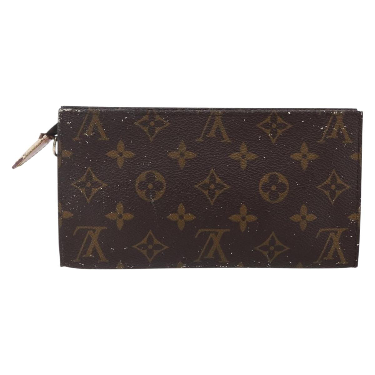 LOUIS VUITTON Monogram Bucket GM Accessory Pouch Vintage LV Auth 150249