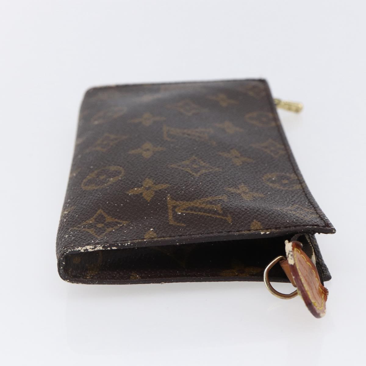 LOUIS VUITTON Monogram Bucket GM Accessory Pouch Vintage LV Auth 150249