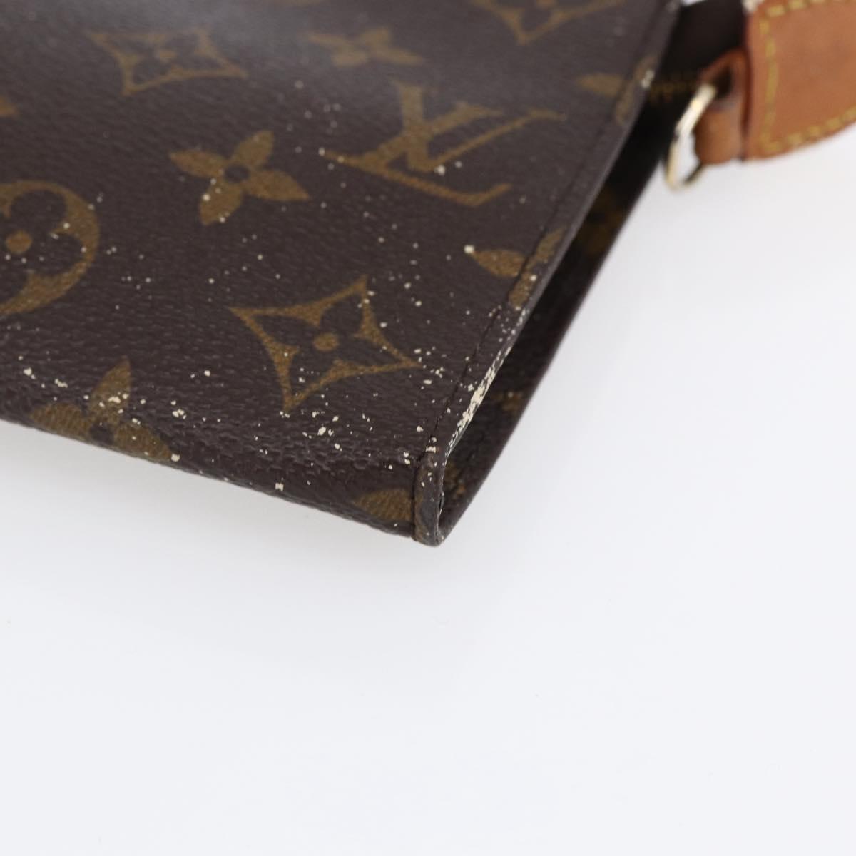 LOUIS VUITTON Monogram Bucket GM Accessory Pouch Vintage LV Auth 150249