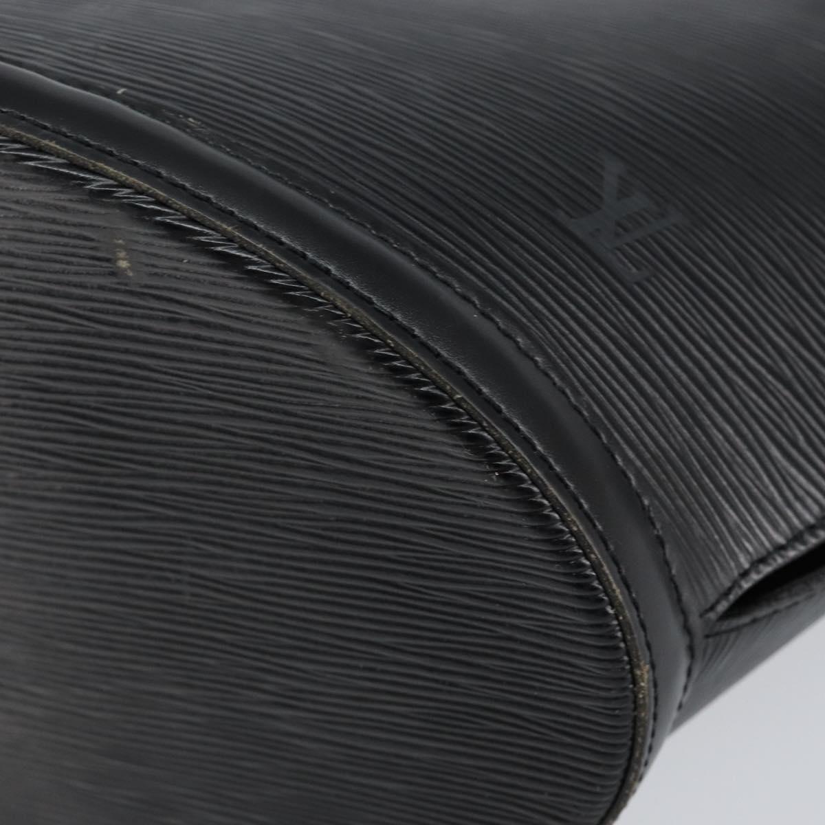 LOUIS VUITTON Epi Saint Jacques Shopping Shoulder Bag Black M52262 Auth 150253