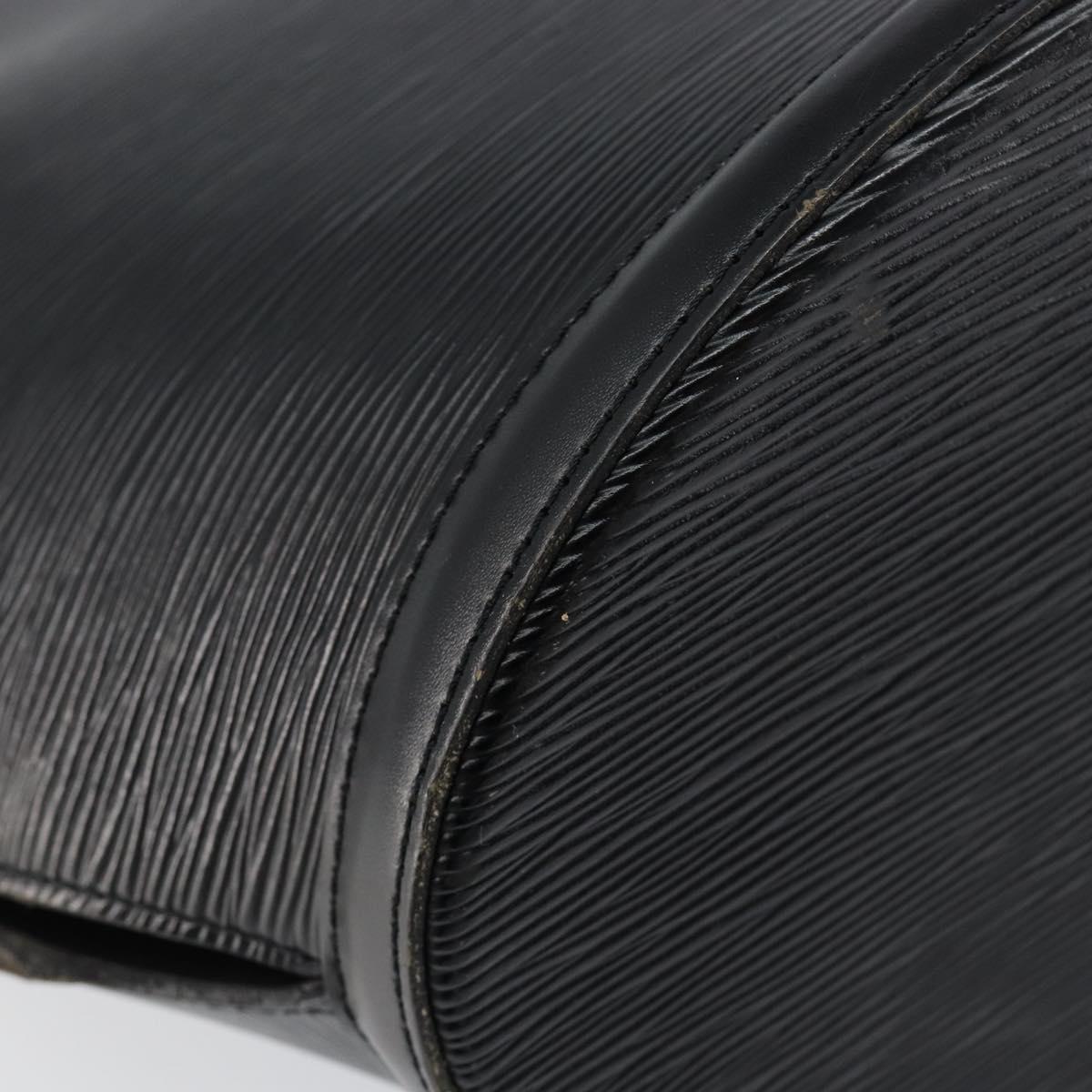 LOUIS VUITTON Epi Saint Jacques Shopping Shoulder Bag Black M52262 Auth 150253