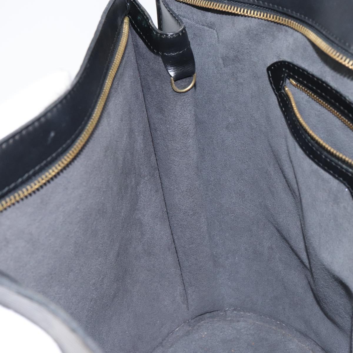 LOUIS VUITTON Epi Saint Jacques Shopping Shoulder Bag Black M52262 Auth 150253