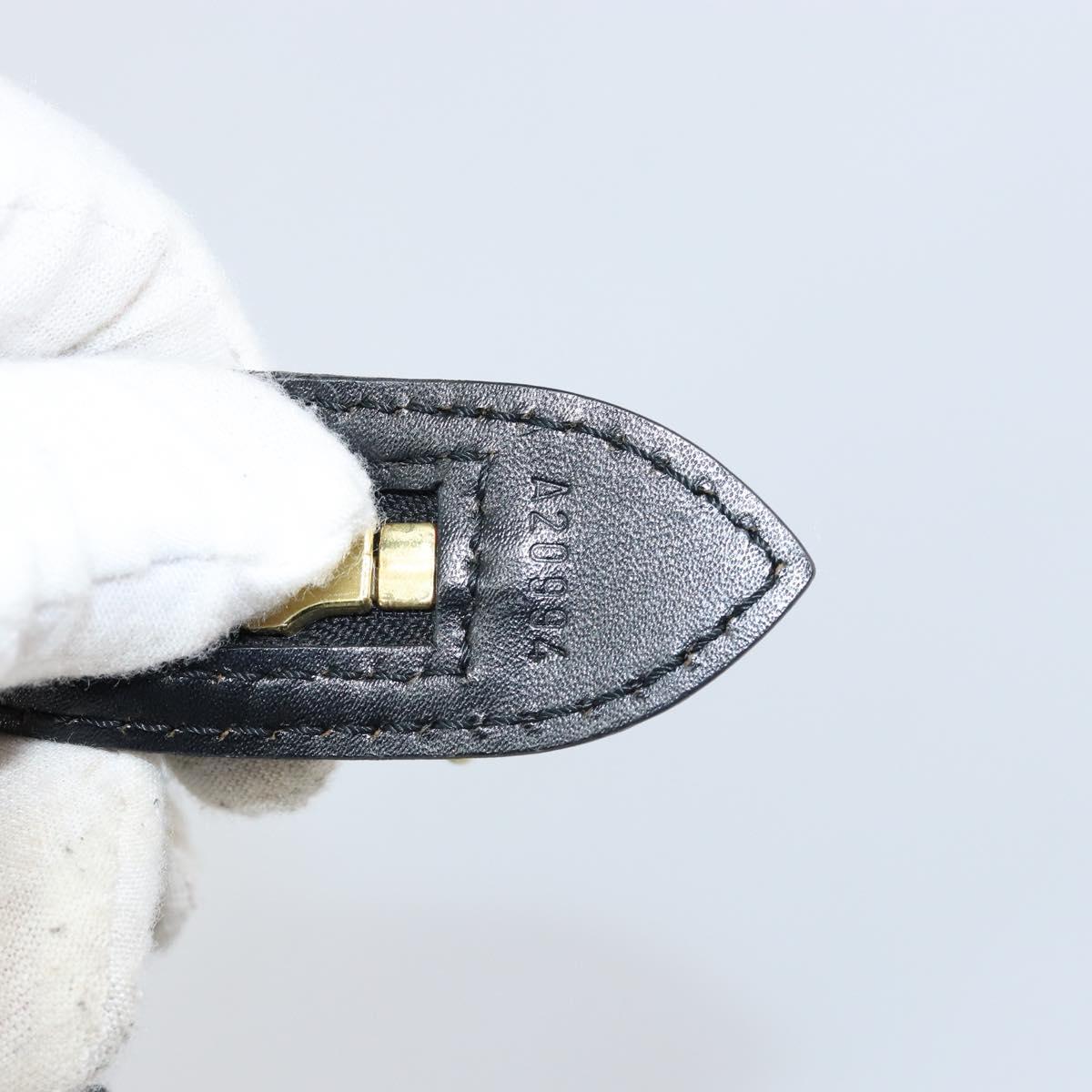 LOUIS VUITTON Epi Saint Jacques Shopping Shoulder Bag Black M52262 Auth 150253