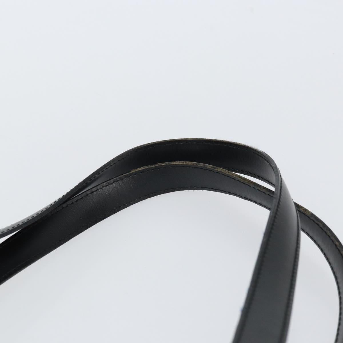 LOUIS VUITTON Epi Saint Jacques Shopping Shoulder Bag Black M52262 Auth 150253