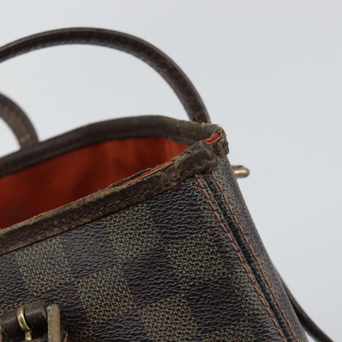 LOUIS VUITTON Damier Ebene Marais Shoulder Bag N42240 LV Auth 150257