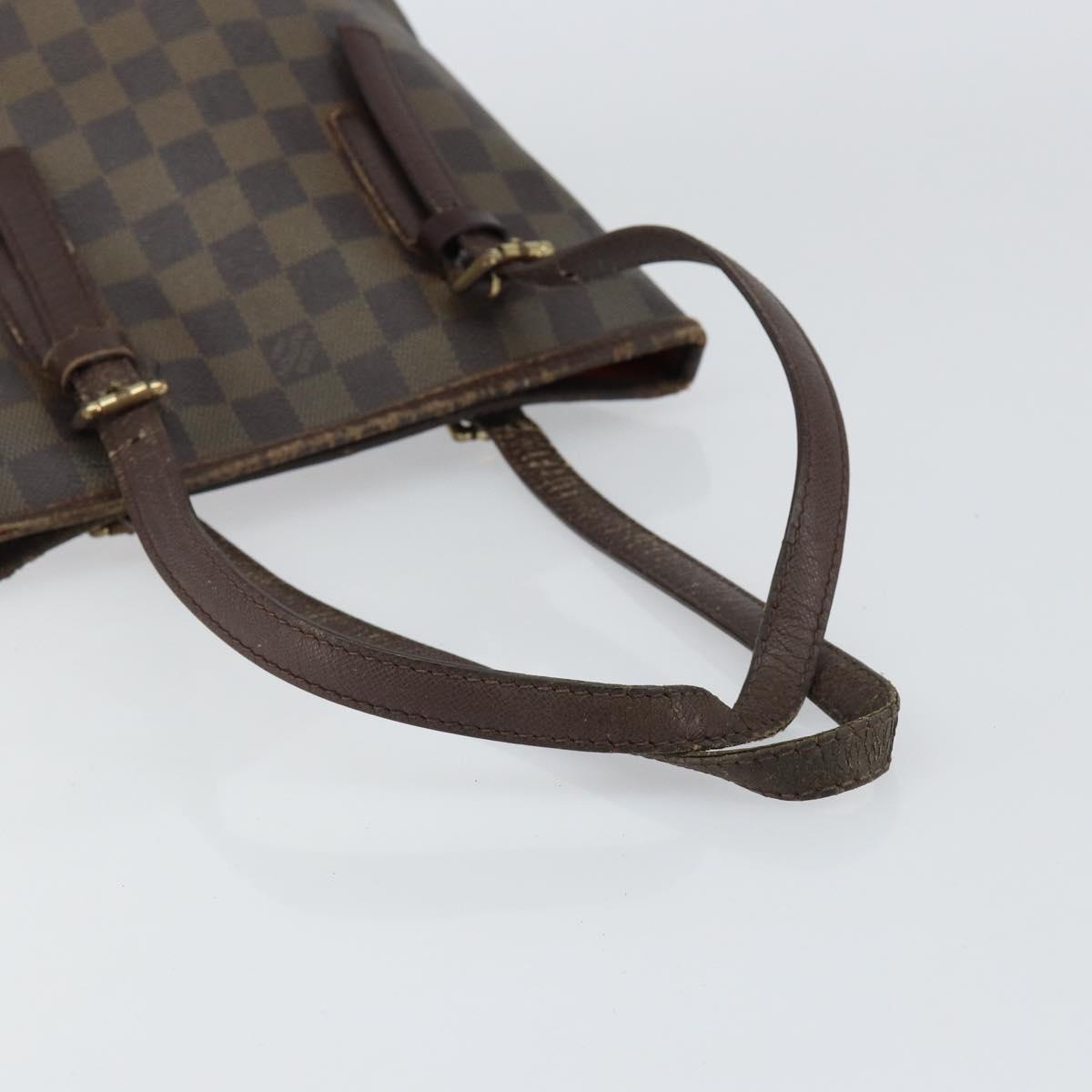 LOUIS VUITTON Damier Ebene Marais Shoulder Bag N42240 LV Auth 150257