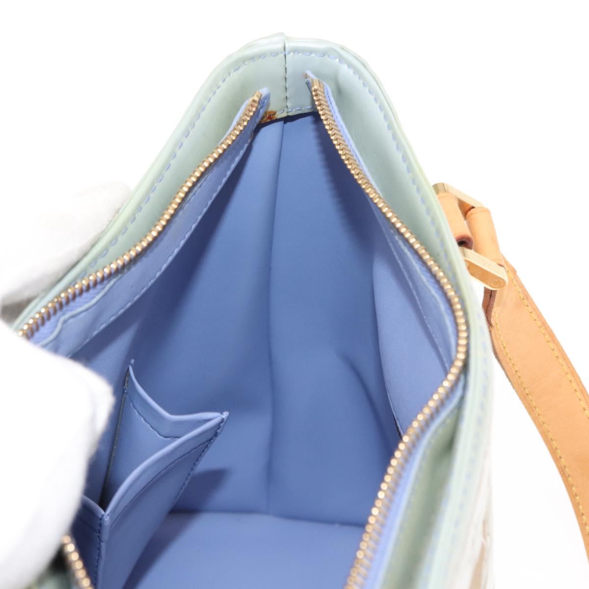 LOUIS VUITTON Monogram Vernis Houston Hand Bag Lavande M91218 LV Auth 150264