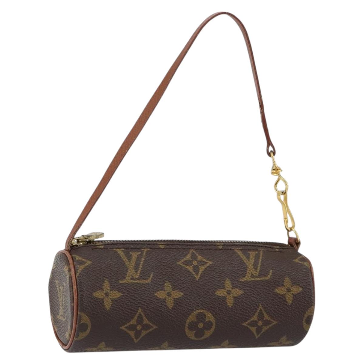 LOUIS VUITTON Monogram Papillon Pouch LV Auth 150297
