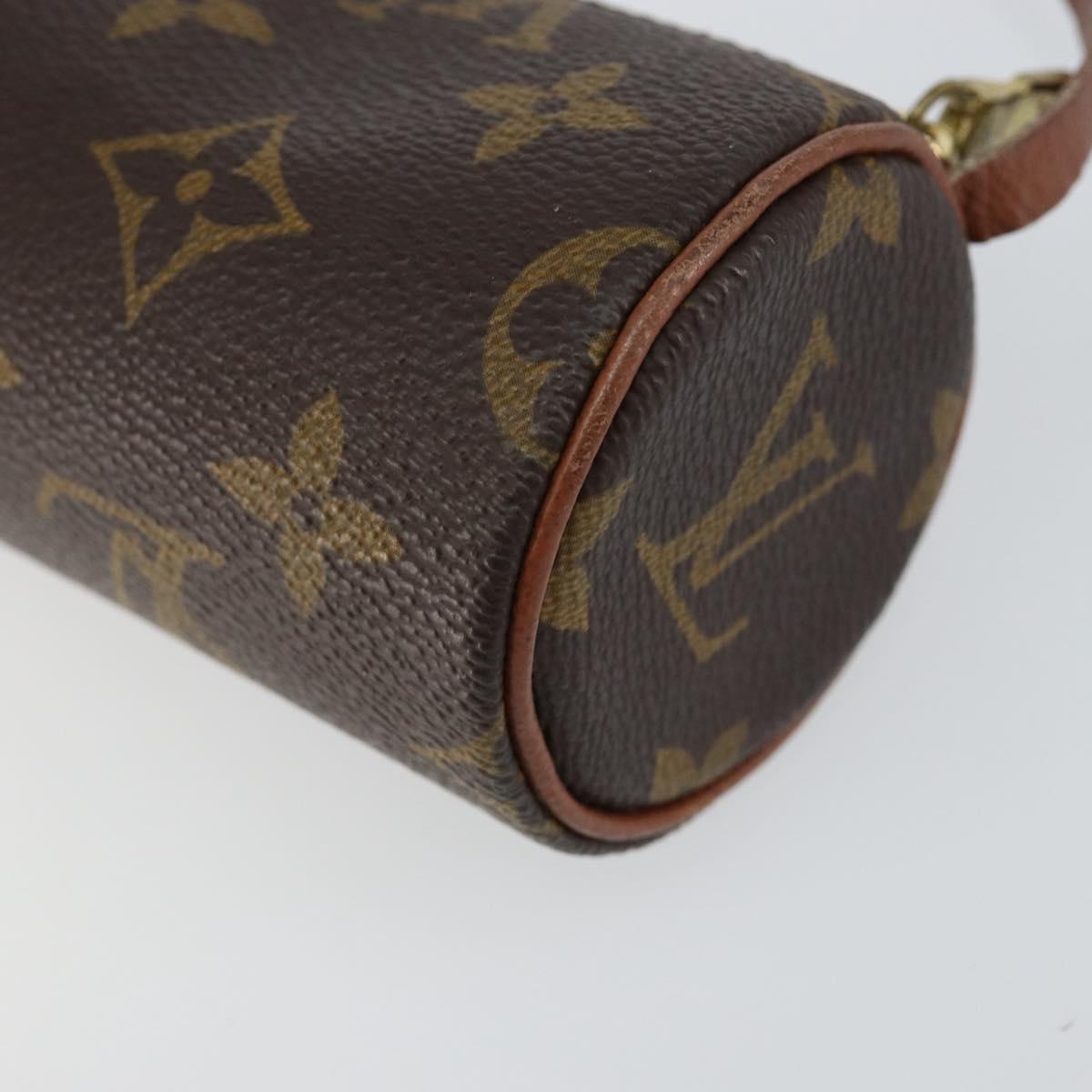 LOUIS VUITTON Monogram Papillon Pouch LV Auth 150297