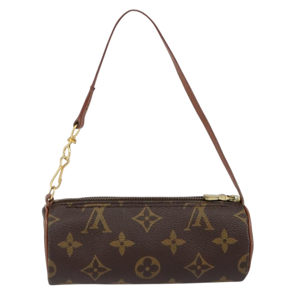 LOUIS VUITTON Monogram Papillon Pouch LV Auth 150297