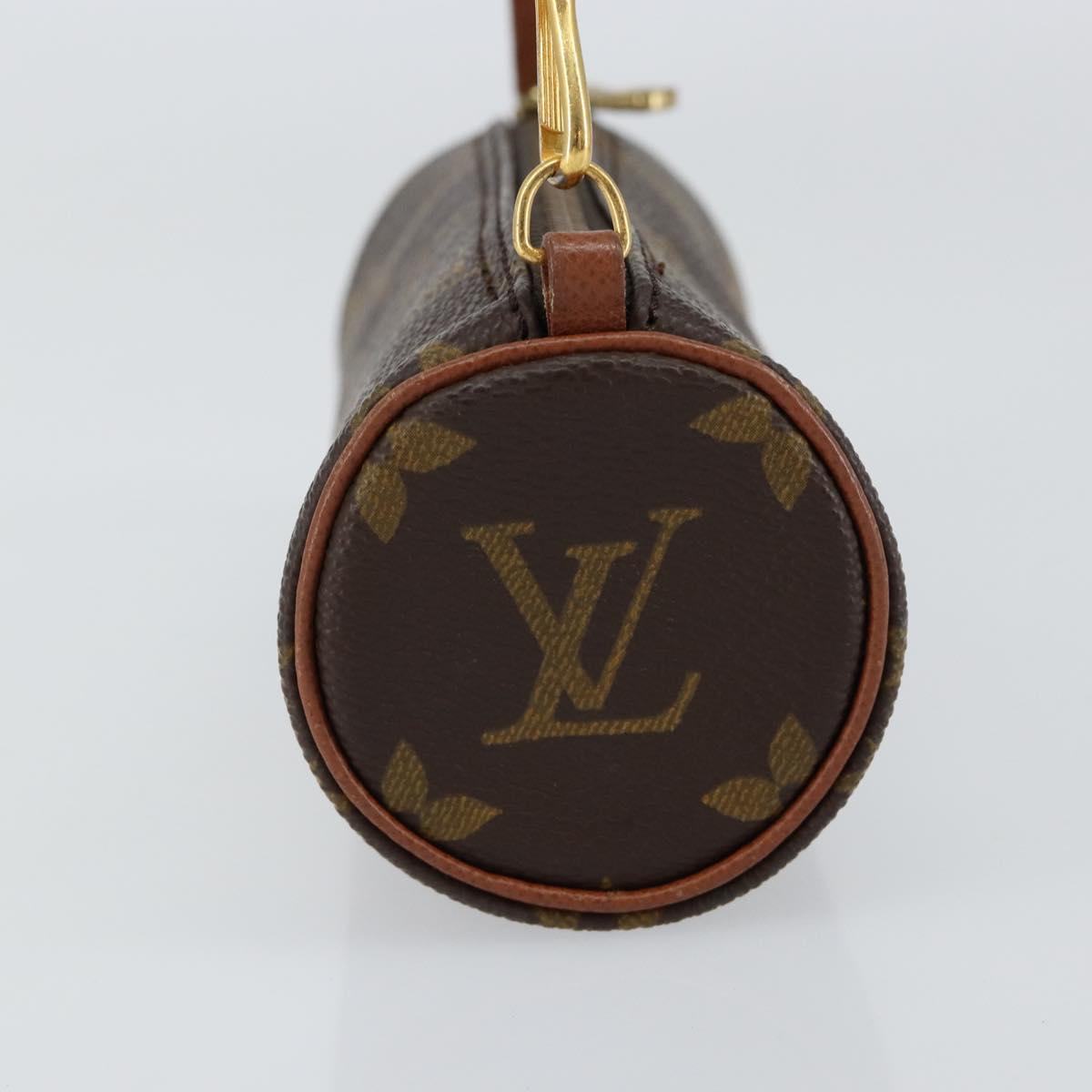 LOUIS VUITTON Monogram Papillon Pouch LV Auth 150297