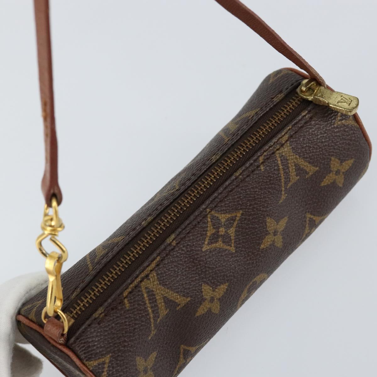 LOUIS VUITTON Monogram Papillon Pouch LV Auth 150297