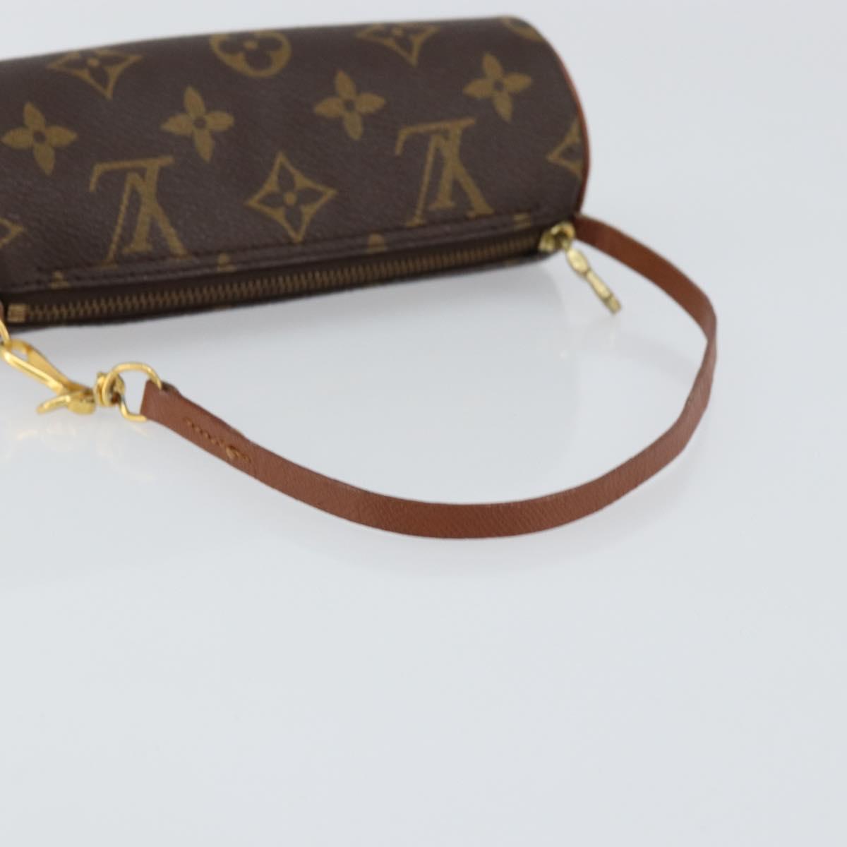 LOUIS VUITTON Monogram Papillon Pouch LV Auth 150297