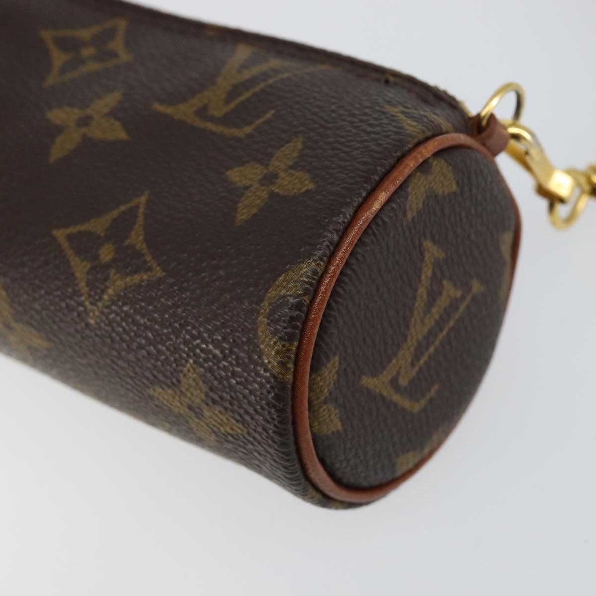 LOUIS VUITTON Monogram Papillon Pouch LV Auth 150298