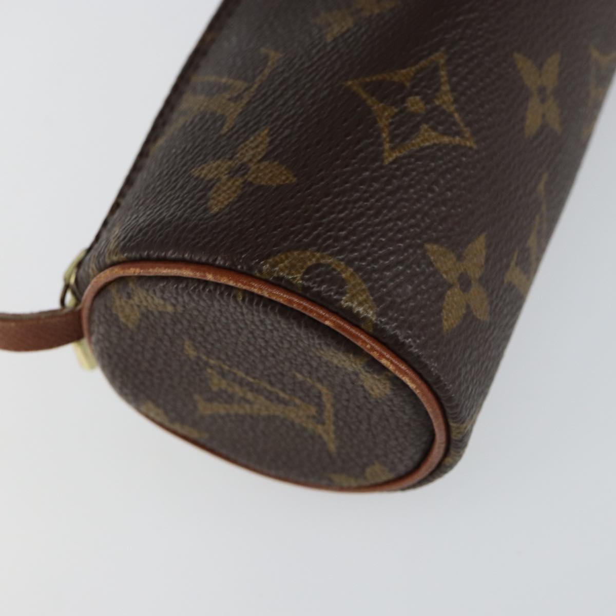LOUIS VUITTON Monogram Papillon Pouch LV Auth 150298