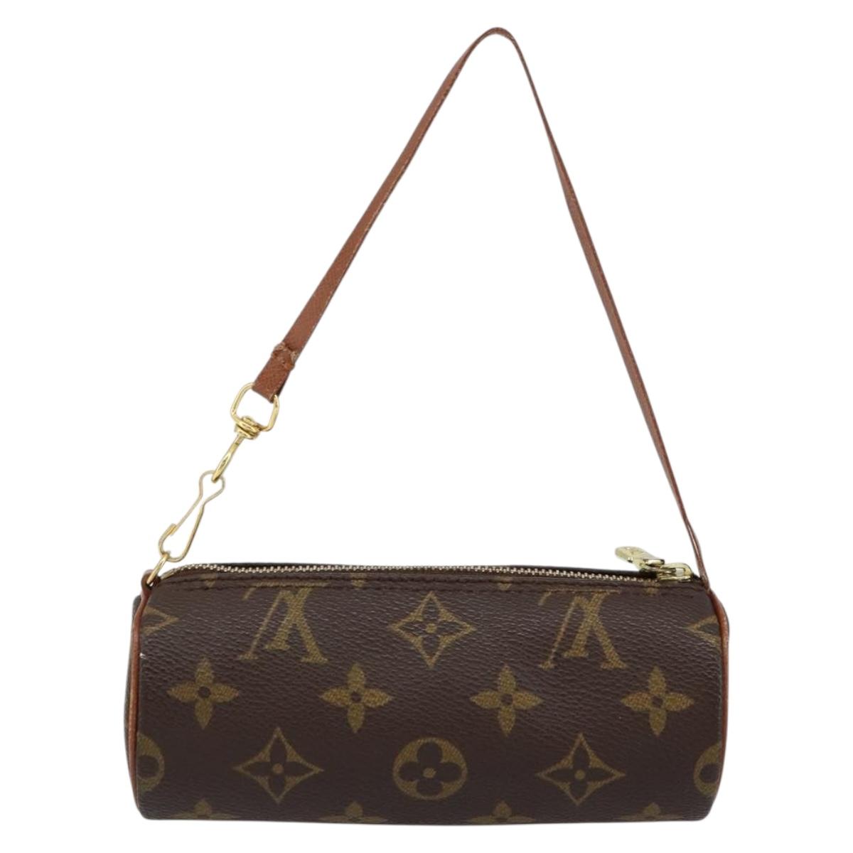 LOUIS VUITTON Monogram Papillon Pouch LV Auth 150298