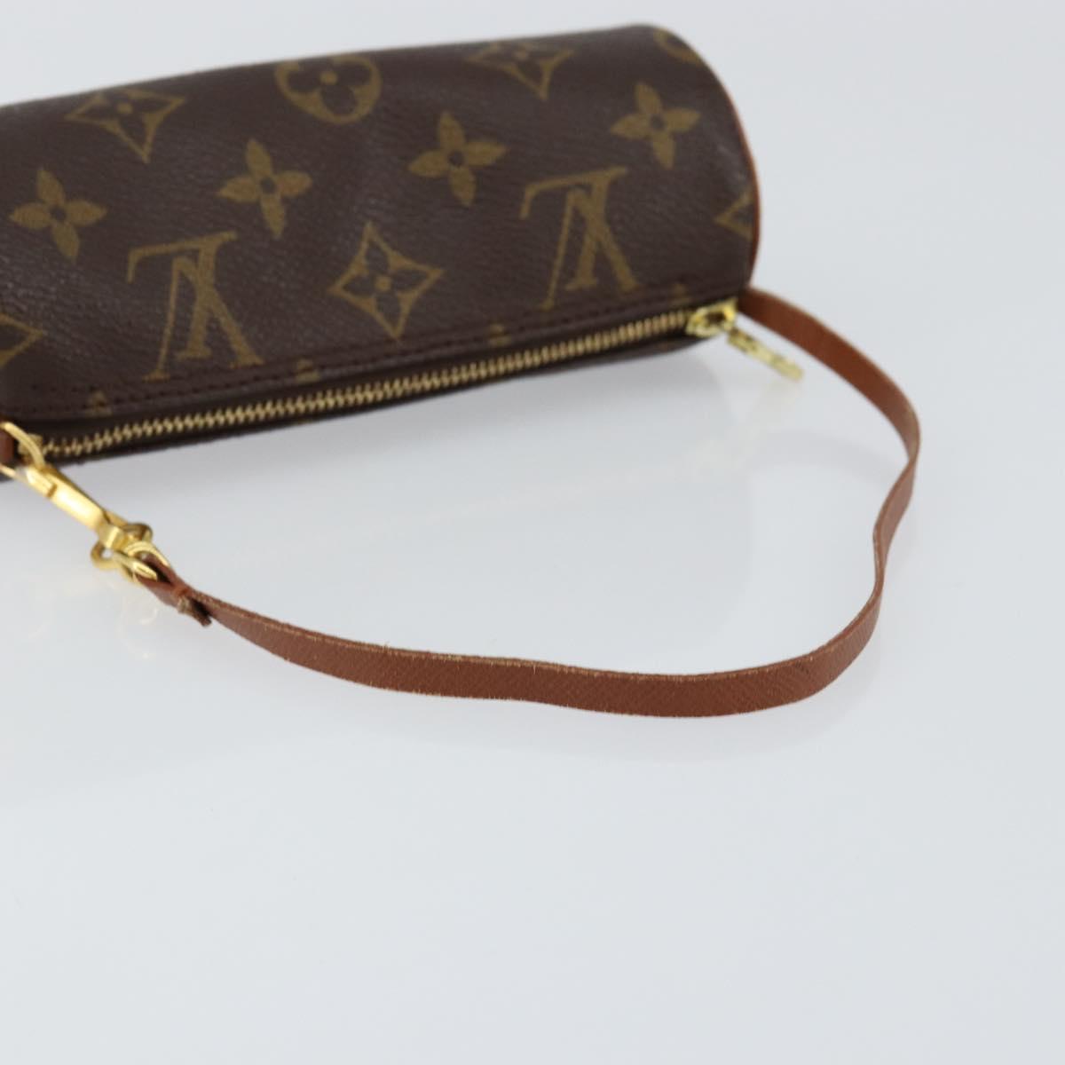 LOUIS VUITTON Monogram Papillon Pouch LV Auth 150298
