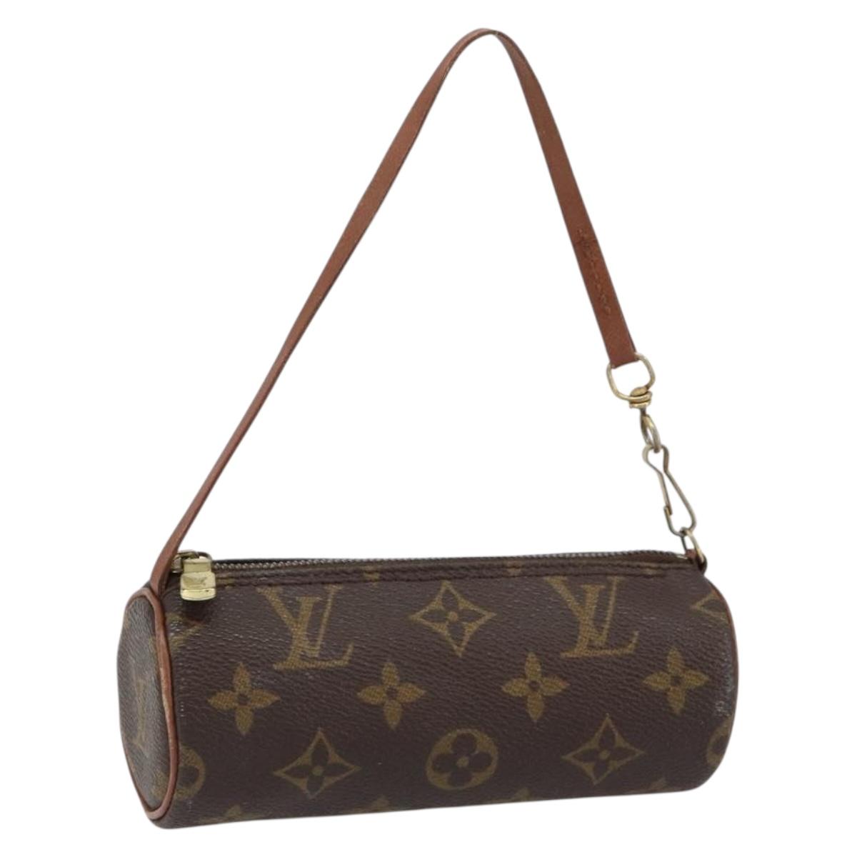 LOUIS VUITTON Monogram Papillon Pouch LV Auth 150299