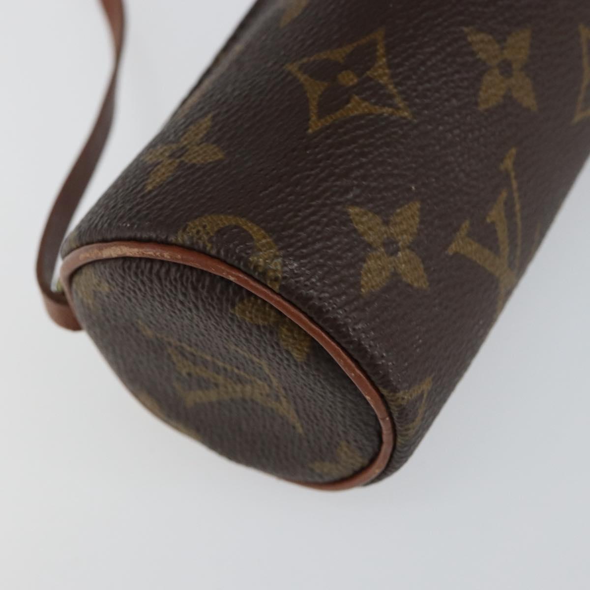 LOUIS VUITTON Monogram Papillon Pouch LV Auth 150299