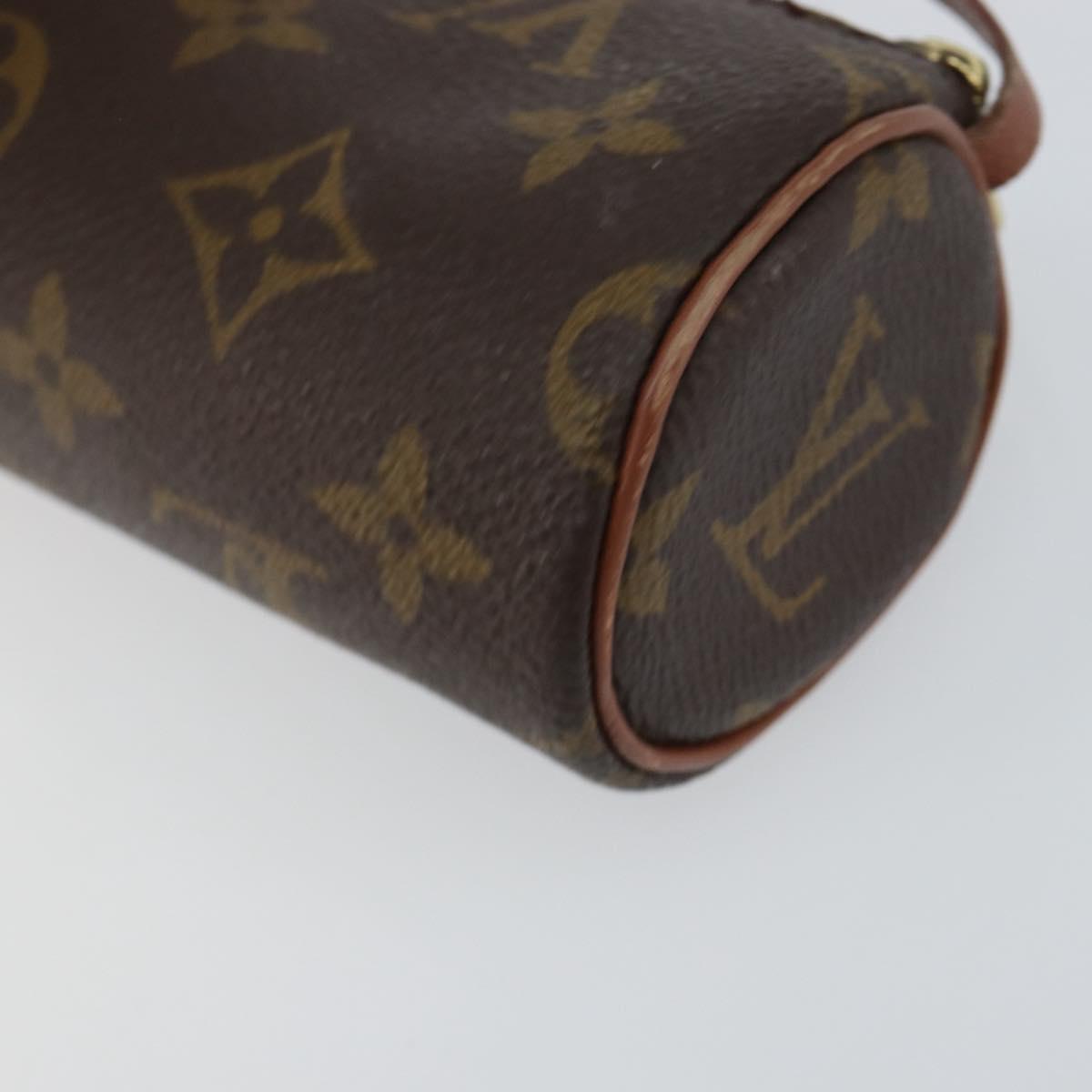 LOUIS VUITTON Monogram Papillon Pouch LV Auth 150299