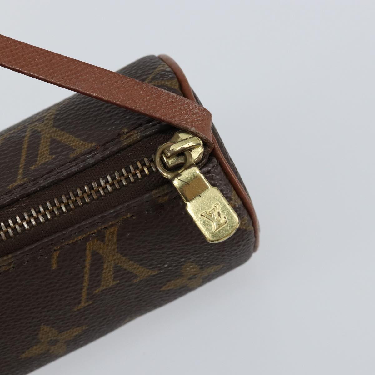 LOUIS VUITTON Monogram Papillon Pouch LV Auth 150299