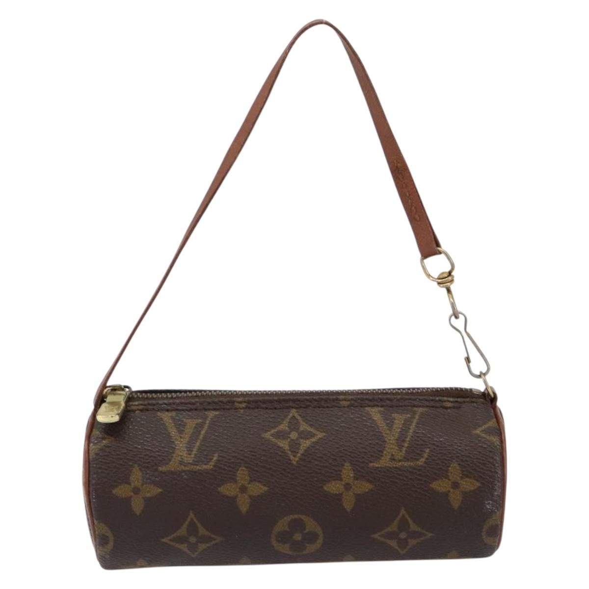 LOUIS VUITTON Monogram Papillon Pouch LV Auth 150299