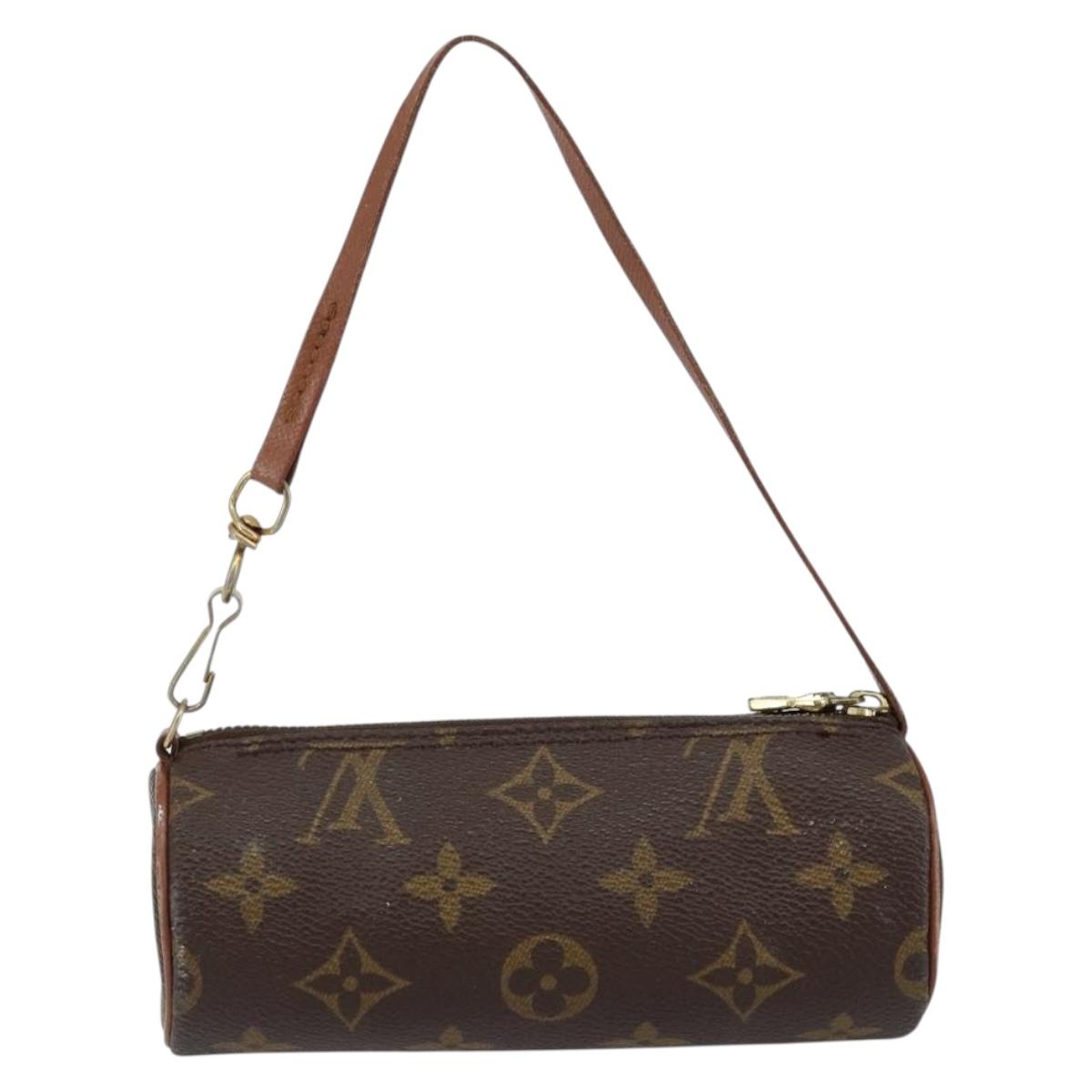 LOUIS VUITTON Monogram Papillon Pouch LV Auth 150299