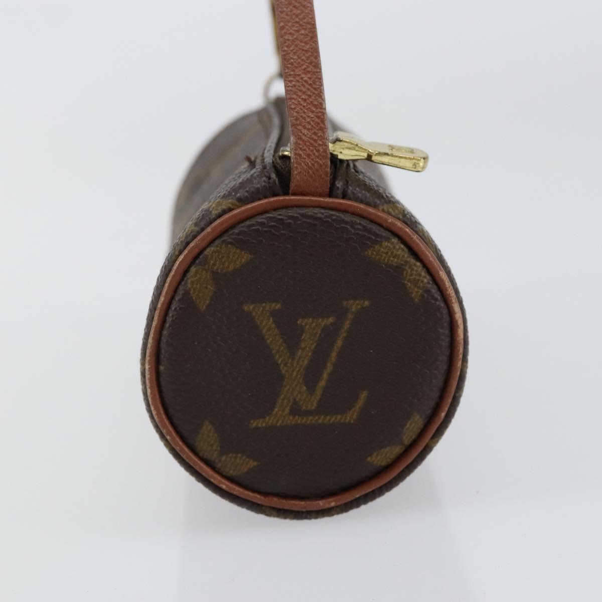 LOUIS VUITTON Monogram Papillon Pouch LV Auth 150299