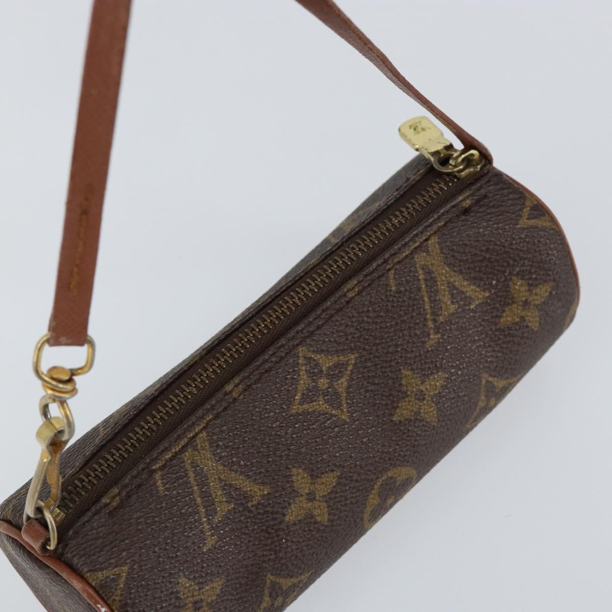 LOUIS VUITTON Monogram Papillon Pouch LV Auth 150299