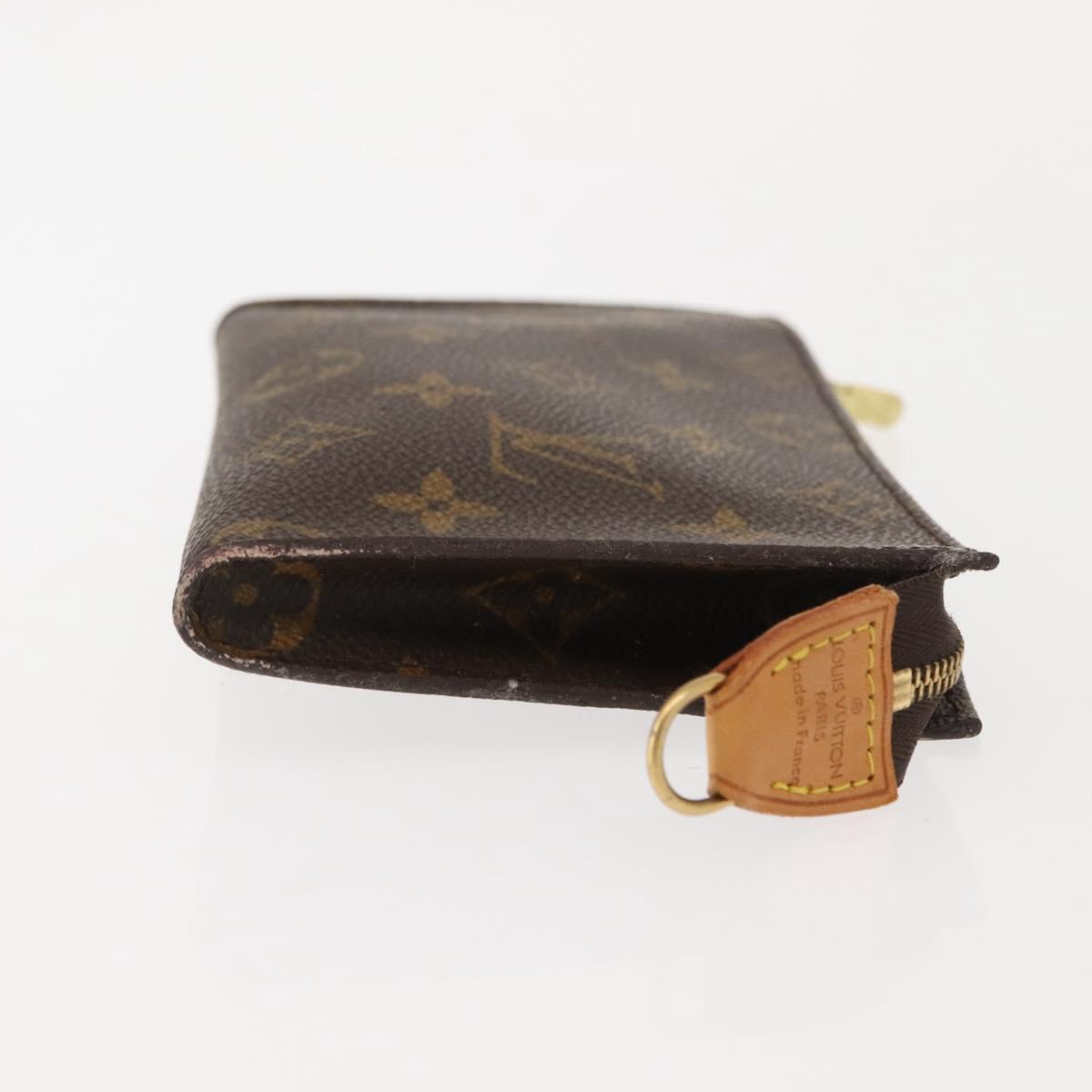 LOUIS VUITTON Monogram Bucket PM Accessory Pouch LV Auth 150301