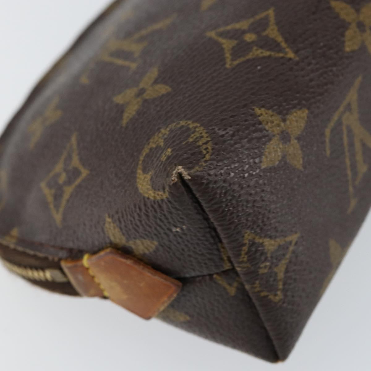 LOUIS VUITTON Monogram Pochette Cosmetic PM Pouch M43998 LV Auth 150305