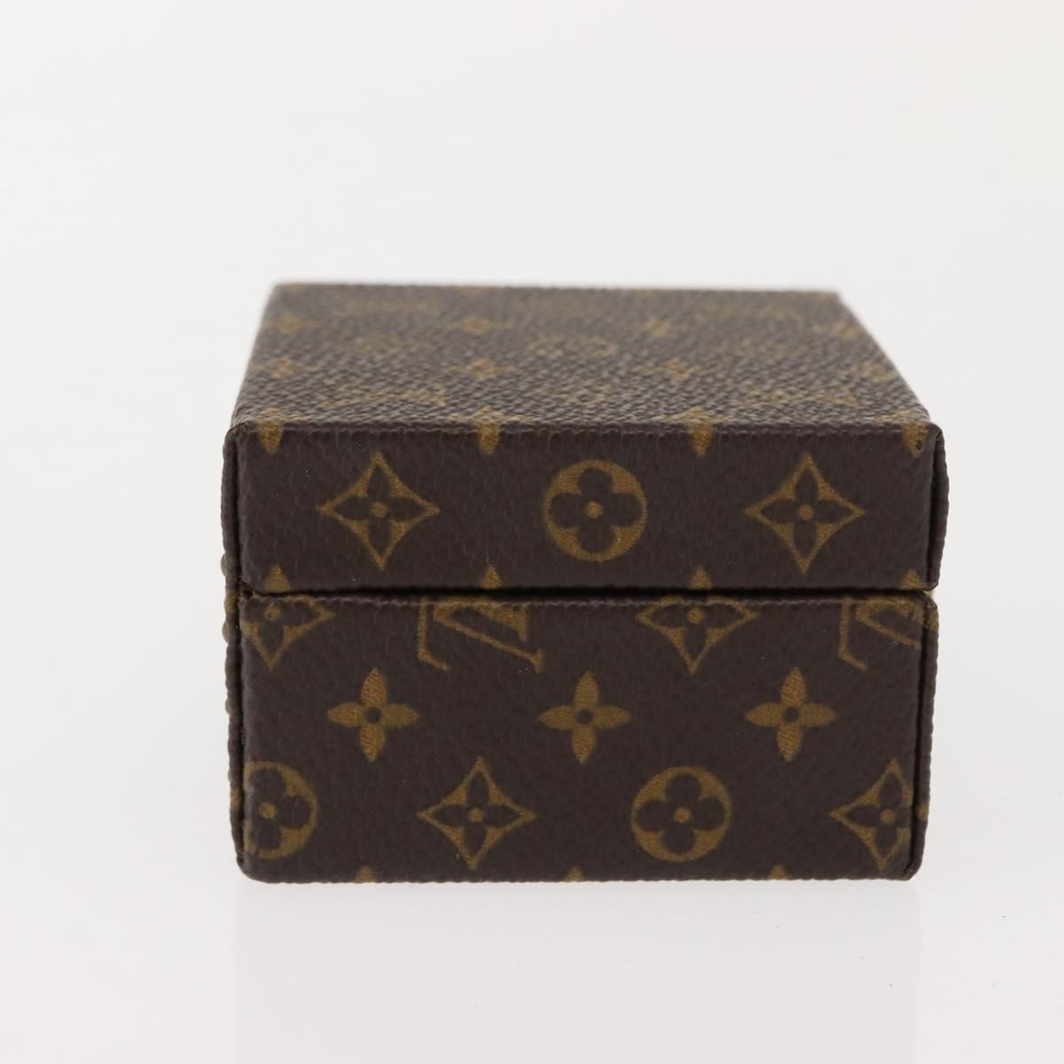 LOUIS VUITTON Monogram Case Eccrine Declaration Jewelry Box M21010 Auth 150312
