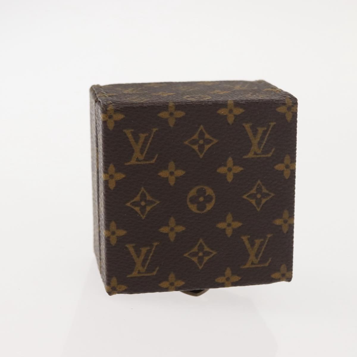 LOUIS VUITTON Monogram Case Eccrine Declaration Jewelry Box M21010 Auth 150312