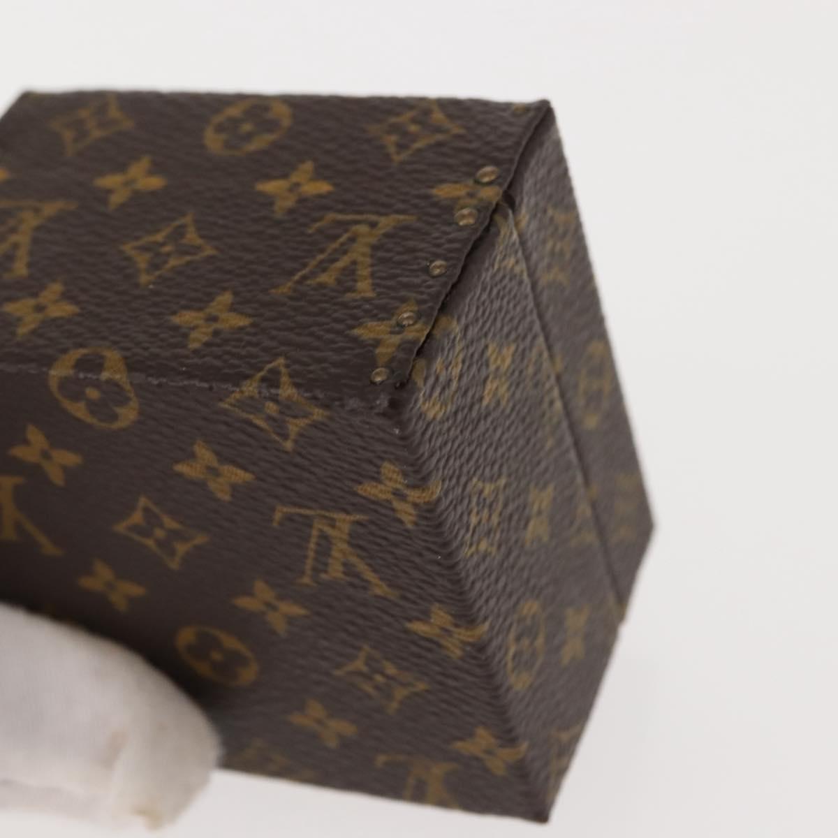 LOUIS VUITTON Monogram Case Eccrine Declaration Jewelry Box M21010 Auth 150312