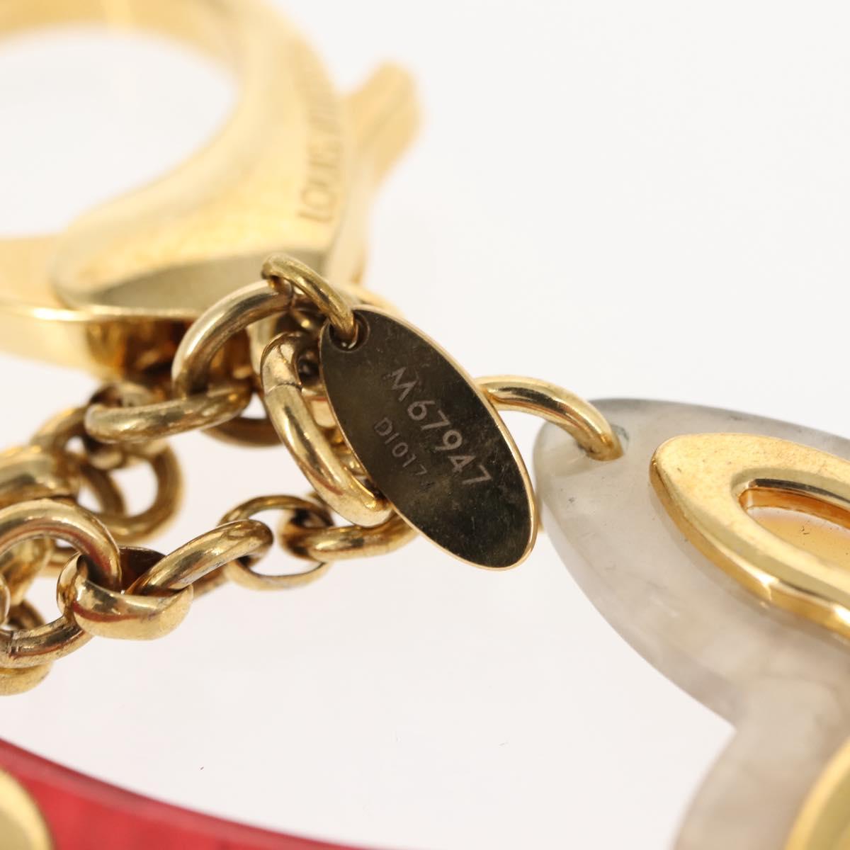 LOUIS VUITTON Bijoussac Ansolence Bag Charm Gold Tone M66884 LV Auth 150314