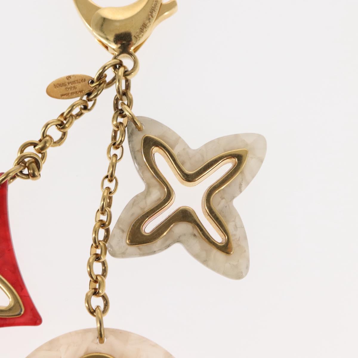 LOUIS VUITTON Bijoussac Ansolence Bag Charm Gold Tone M66884 LV Auth 150314