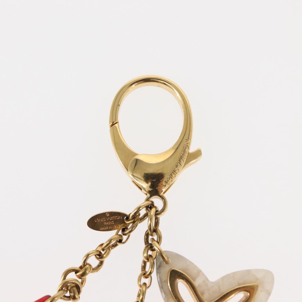 LOUIS VUITTON Bijoussac Ansolence Bag Charm Gold Tone M66884 LV Auth 150314